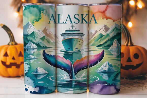 Alaska Cruise 20oz Tumbler Wrap: A Versatile Graphics Asset