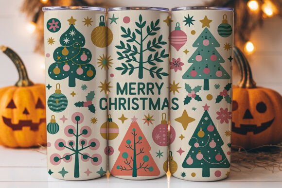 Christmas Cheer 20oz Tumbler Wrap: A Festive Graphics Asset
