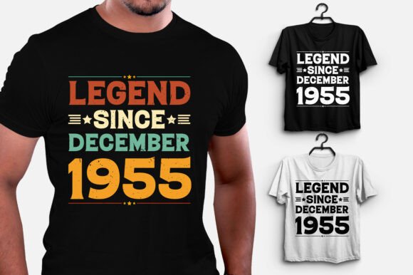 Legend Since December 1955: A Versatile T-Shirt Design