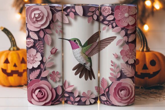 Pink Hummingbird 20oz Tumbler Wrap Review