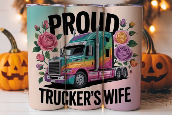 Proud Trucker's Wife 20oz Tumbler Wrap: A Graphics Review