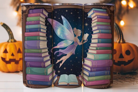 Review: Magical Fairy Library 20oz Tumbler Wrap Graphics