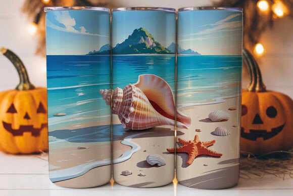 Tropical Beach 20oz Tumbler Design Review