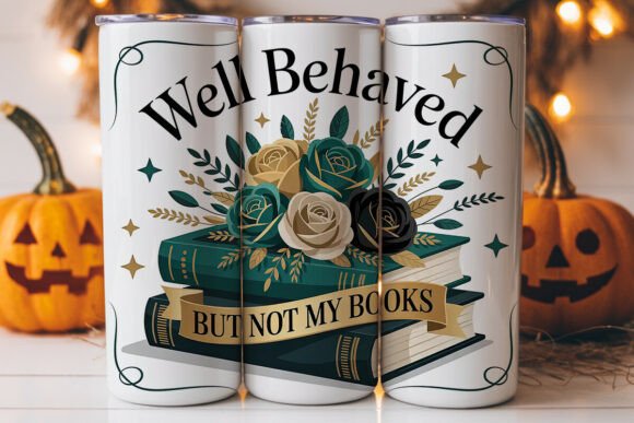 Well Behaved Books Tumbler Wrap: A Versatile Graphic
